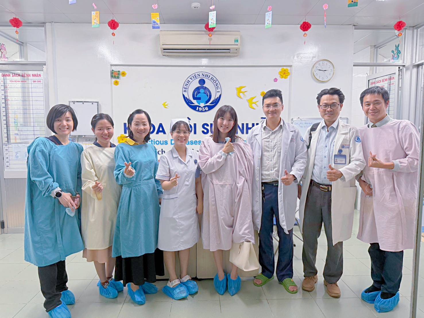 參訪感染科重症加護病房