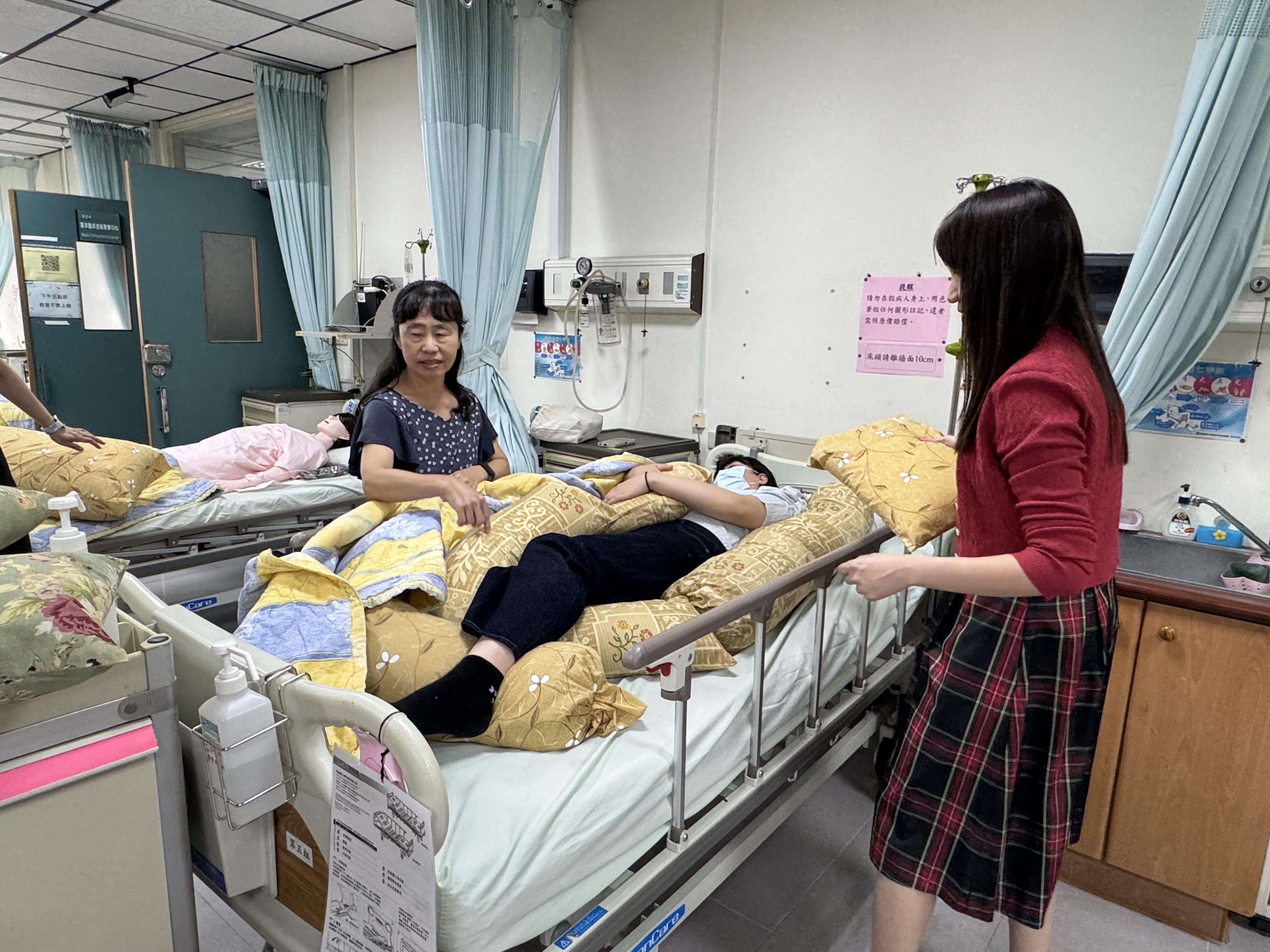 圖5 翻身擺位枕頭體驗